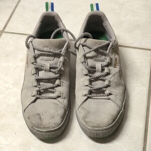 Puma Suede "Big Sean" Gray Leather Sneakers